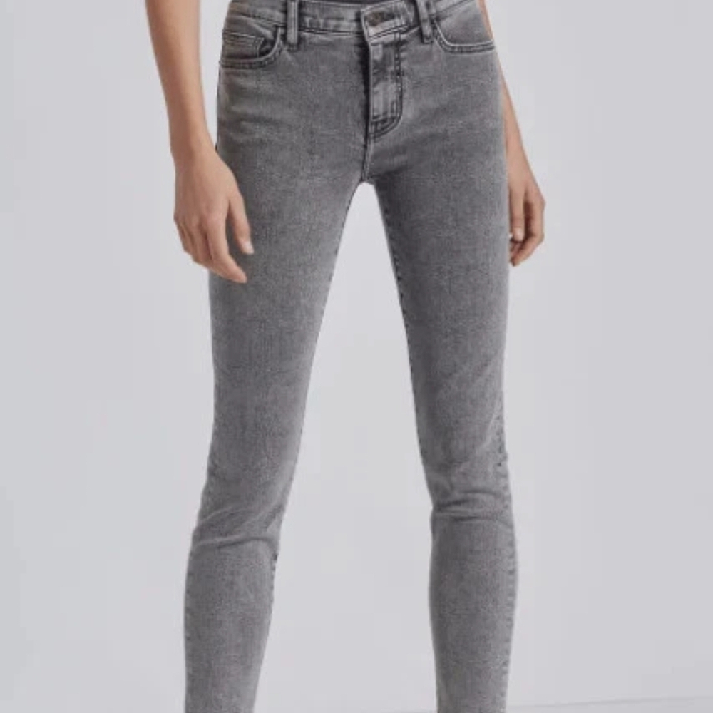Sam Edleman The Stiletto Gray High Rise Skinny Jeans - Size 28